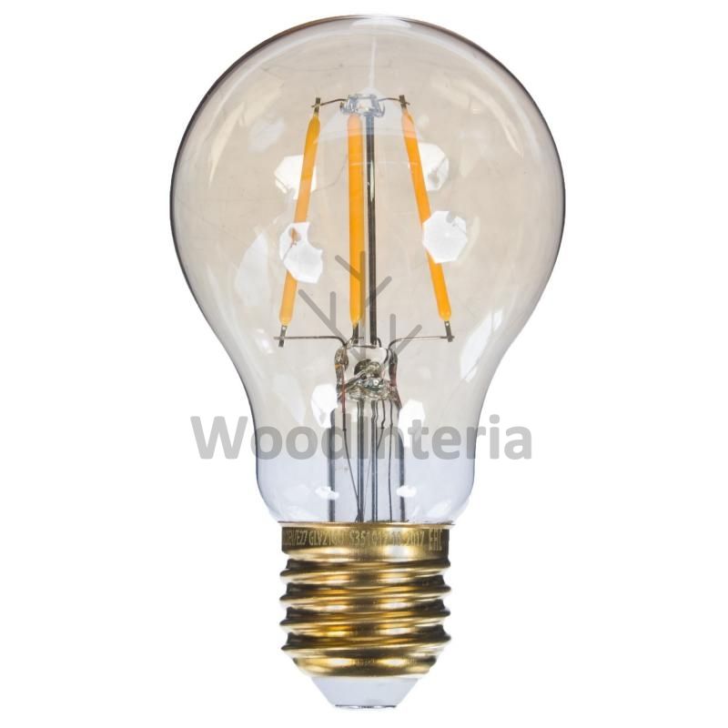 фото лампочка vintage edison bulb #2 led в скандинавском интерьере лофт эко | WoodInteria