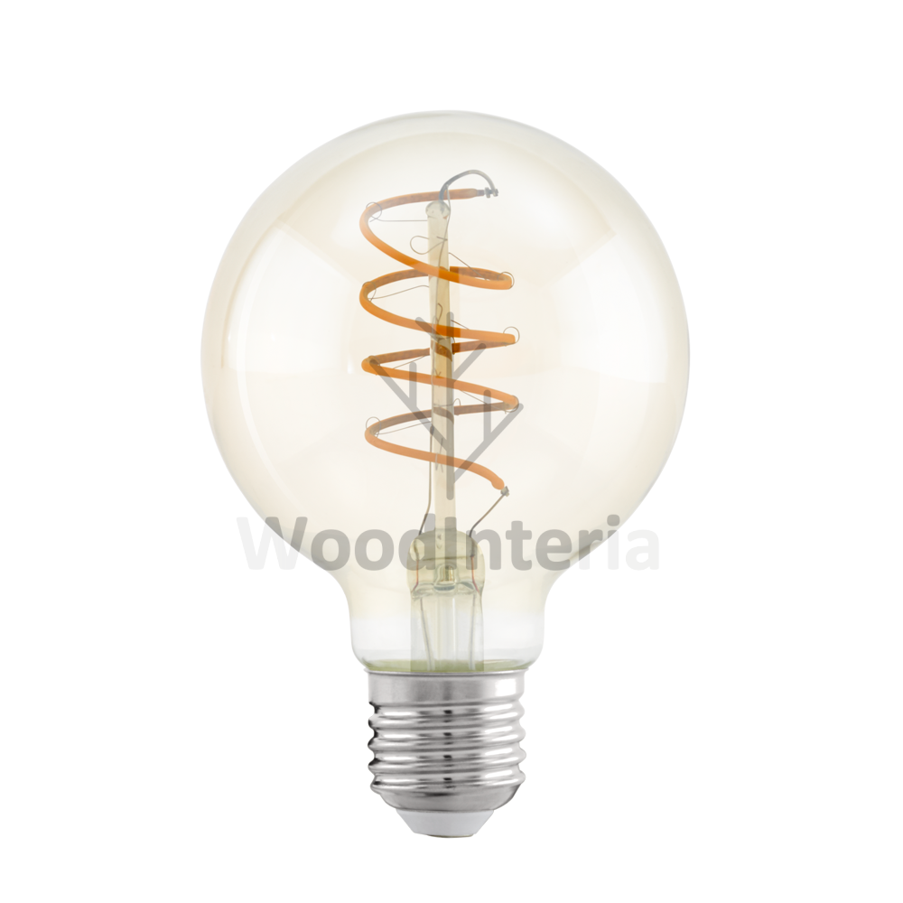 фото лампочка amber bulb #12 в скандинавском интерьере лофт эко | WoodInteria