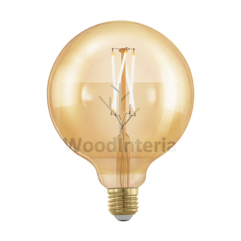 фото лампочка gold bulb #4 в скандинавском интерьере лофт эко | WoodInteria