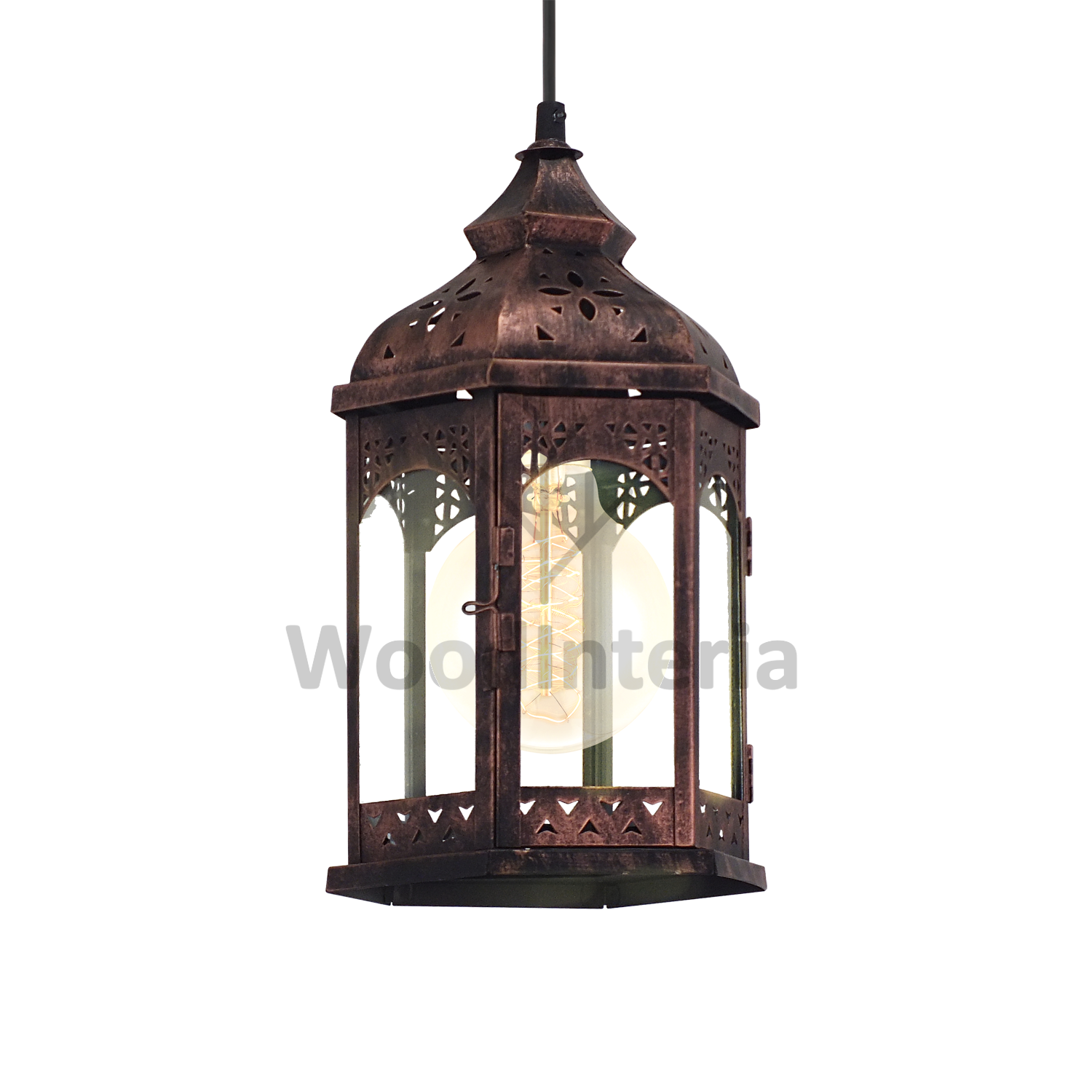 фото подвесной светильник сandlelight brown в скандинавском интерьере лофт эко | WoodInteria