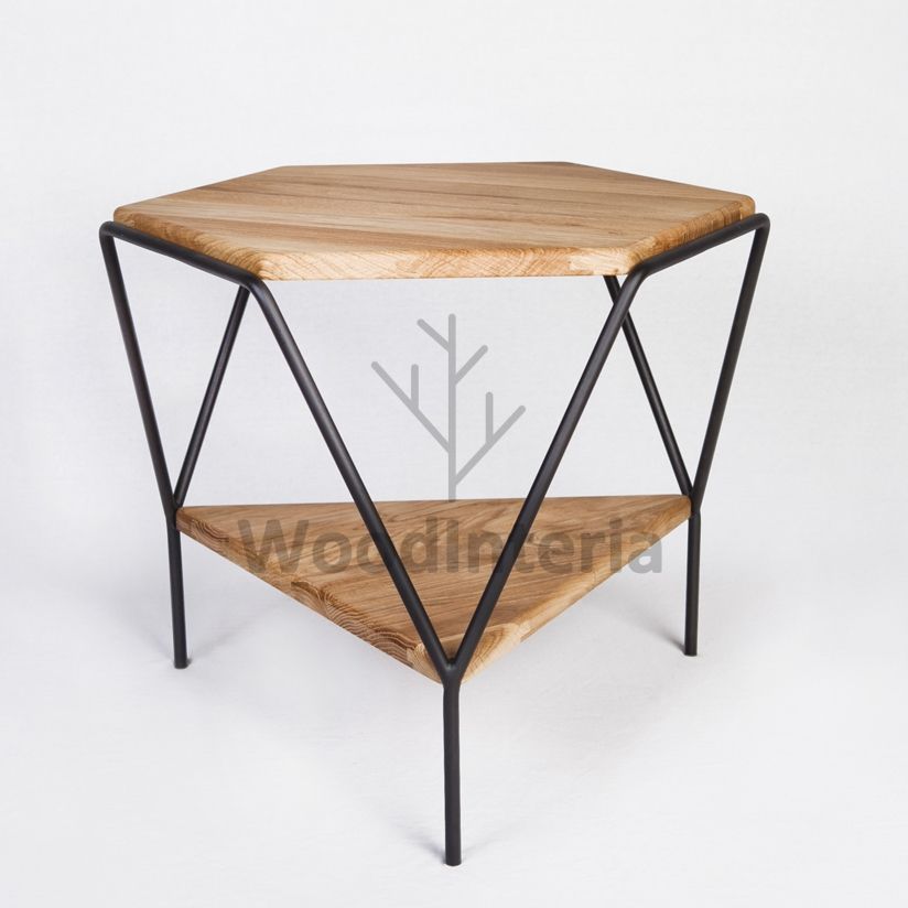 фото кофейный столик y-honeycomb в интерьере лофт эко | WoodInteria