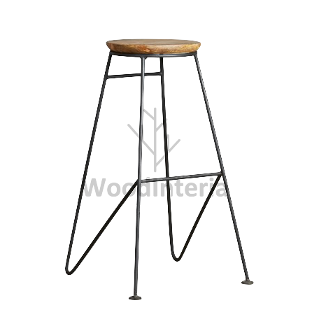 фото барный стул hanna bar stool в интерьере лофт эко | WoodInteria