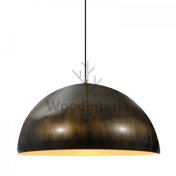 подвесной светильник smooth dome bronze в стиле лофт индастриал WoodInteria