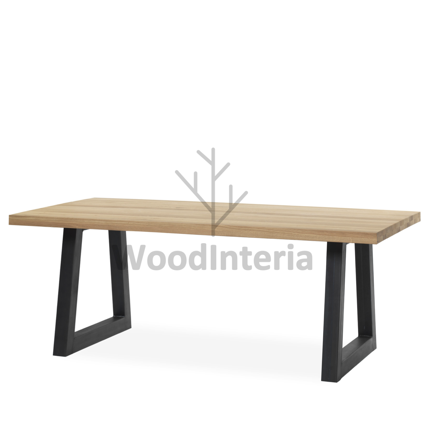фото обеденный стол double top frame dining в стиле лофт эко | WoodInteria