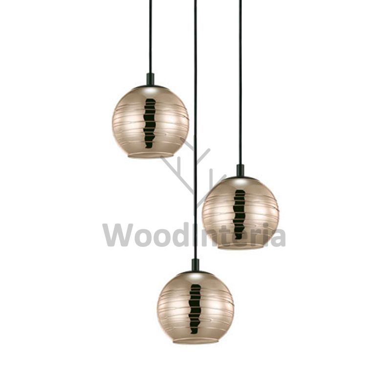 фото люстра bockarie chandelier circle 3 в скандинавском интерьере лофт эко | WoodInteria