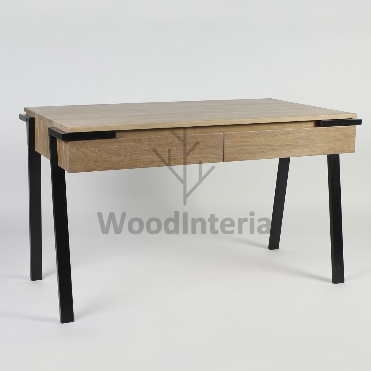 фото рабочий стол double top work table в интерьере лофт эко | WoodInteria