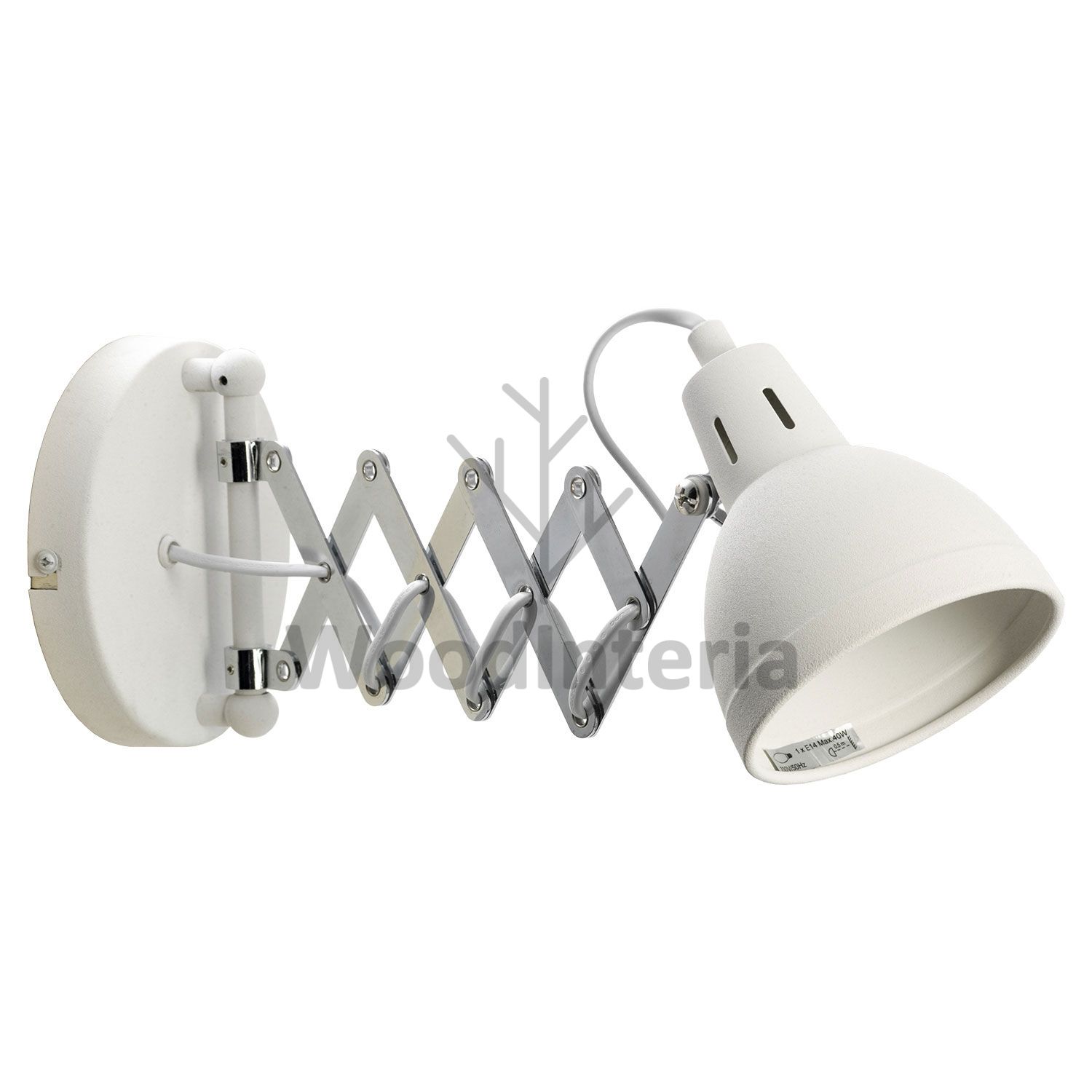 фото настенный светильник spring white bra в скандинавском интерьере лофт эко | WoodInteria