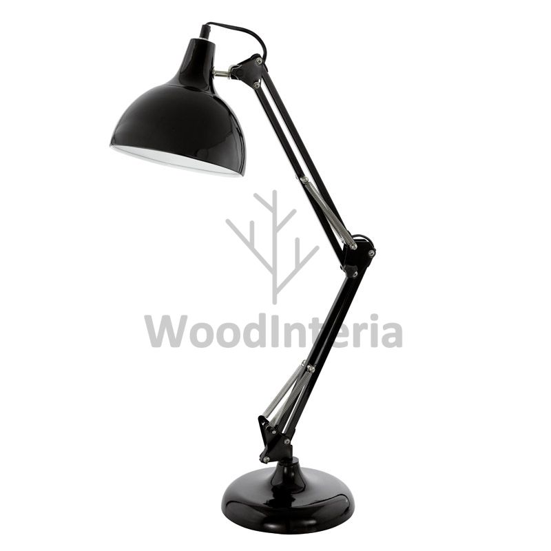 фото настольная лампа mobility black table в скандинавском интерьере лофт эко | WoodInteria
