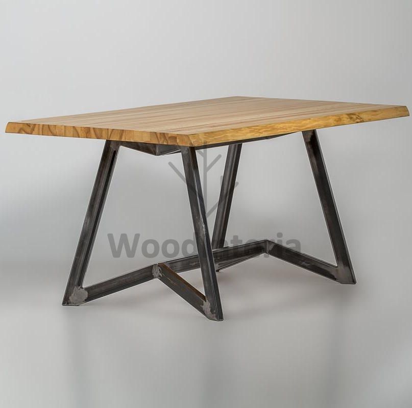 фото обеденный стол maas в интерьере лофт эко | WoodInteria