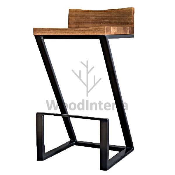 фото барный стул backed barstool в интерьере лофт эко | WoodInteria