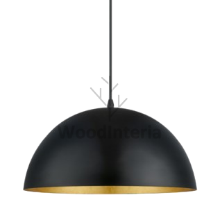 фото подвесной светильник hemisphere gold mini в скандинавском интерьере лофт эко | WoodInteria