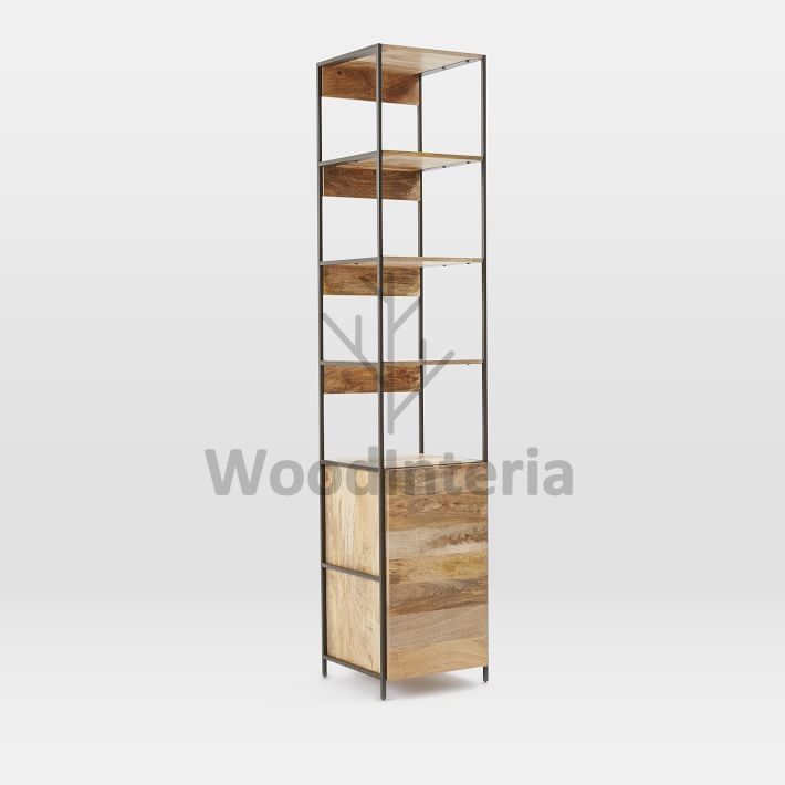 фото стеллаж с комодом loft eco wood taller в интерьере лофт эко | WoodInteria