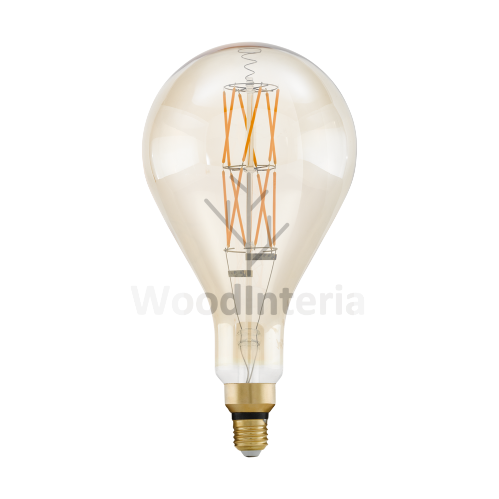 фото лампочка amber bulb #14 big size в скандинавском интерьере лофт эко | WoodInteria