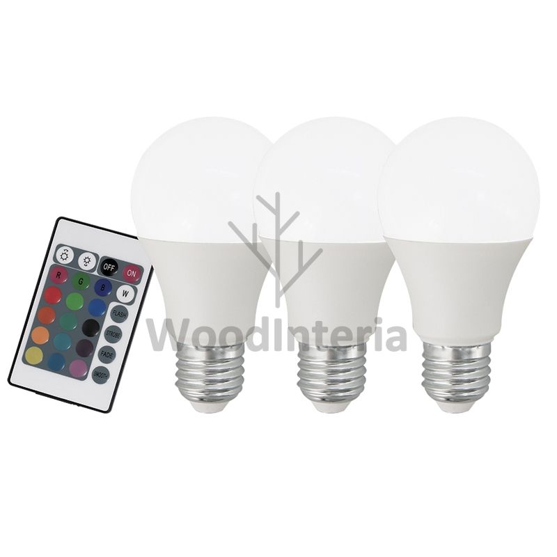 фото комплект из 3-х led-ламп smart light rgb #7 и пульта ду в скандинавском интерьере лофт эко | WoodInteria