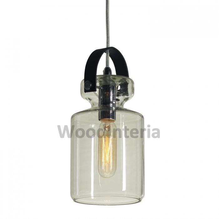 подвесной светильник glass jar clear в стиле лофт индастриал WoodInteria