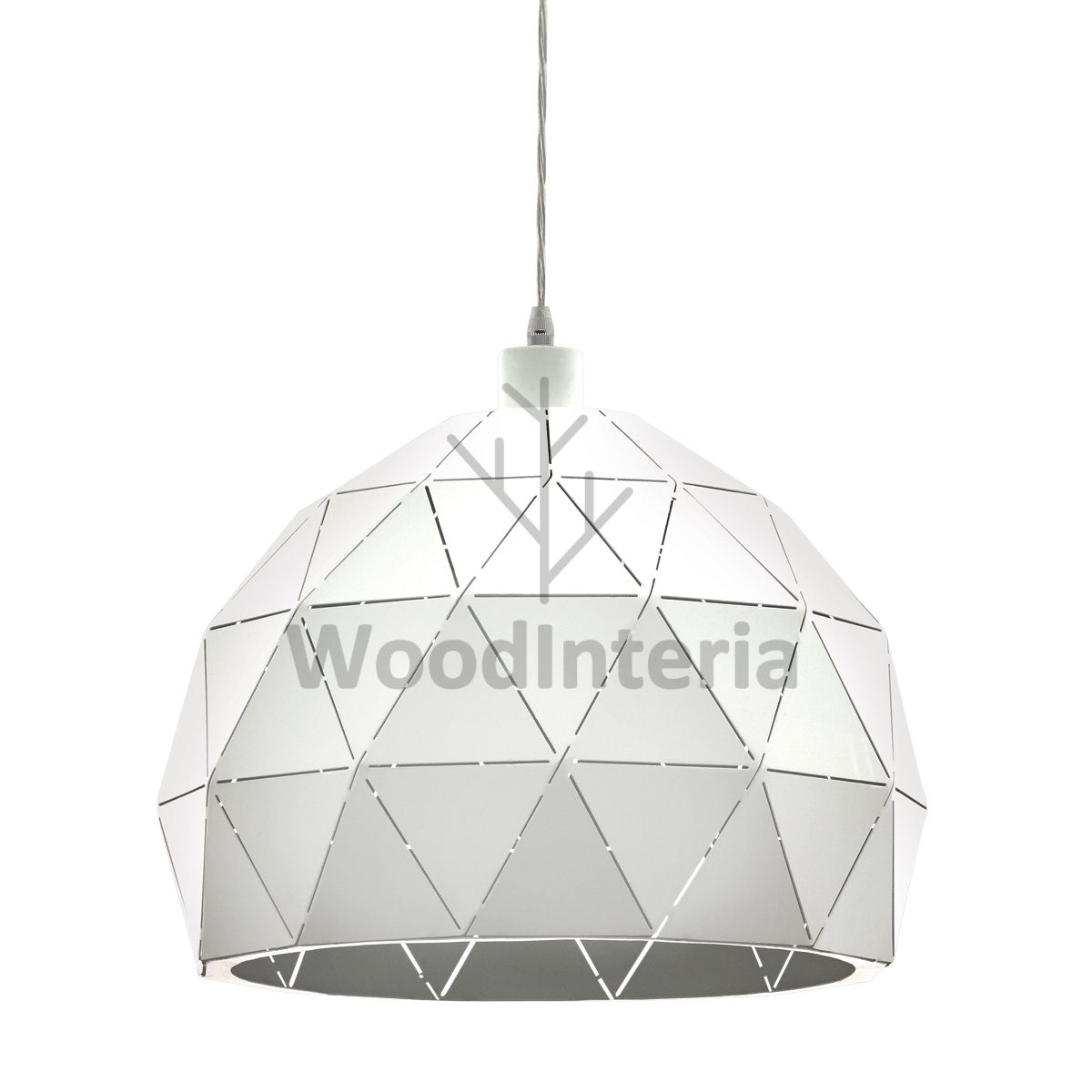 фото подвесной светильник breaks white в скандинавском интерьере лофт эко | WoodInteria