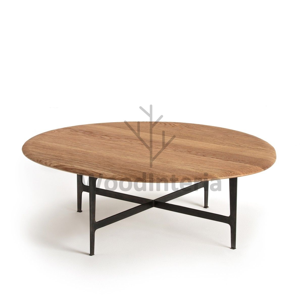 фото кофейный столик olivia large в интерьере лофт эко | WoodInteria