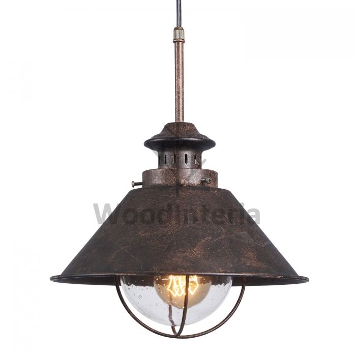 фото подвесной светильник old metal в скандинавском интерьере лофт эко | WoodInteria