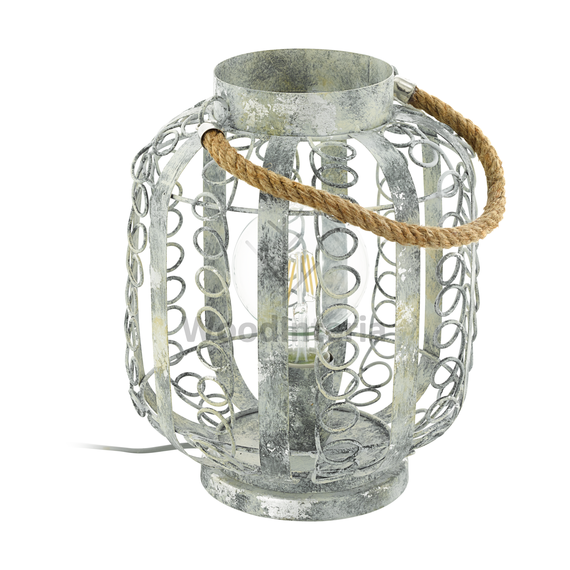 фото настольная лампа francis table в скандинавском интерьере лофт эко | WoodInteria