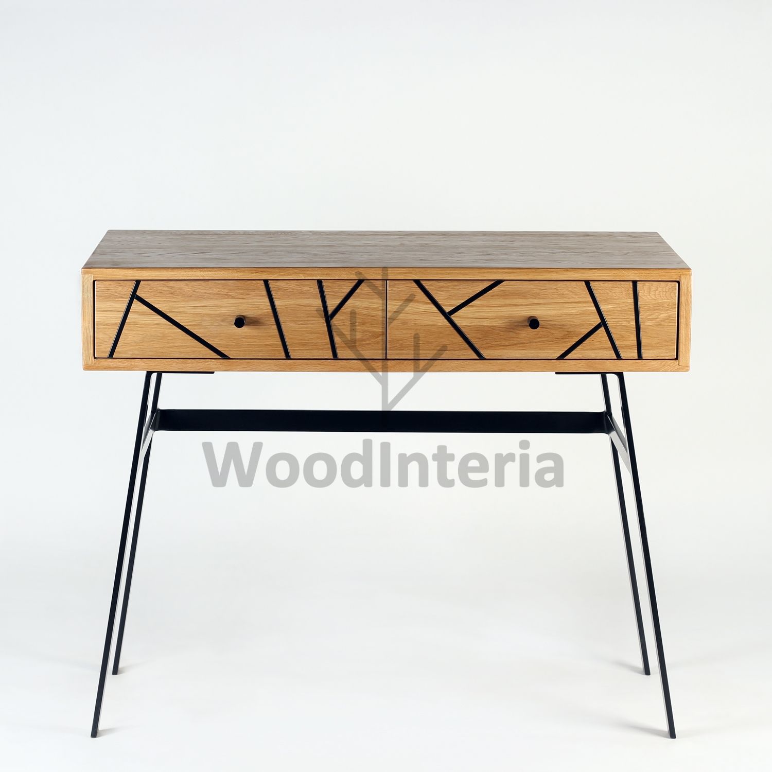 фото рабочий стол eco blackwood worktable в интерьере лофт эко | WoodInteria