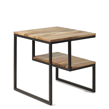 Приставной столик Loft Craft Aged Steel Side Table