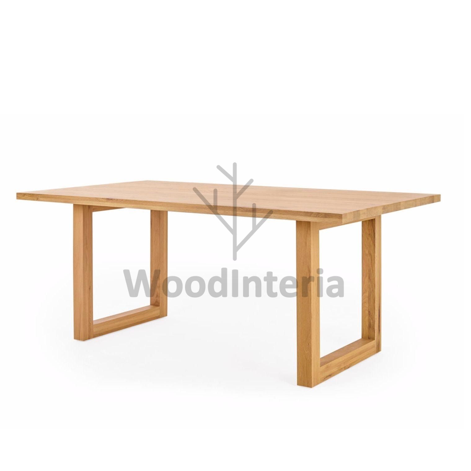 фото обеденный стол yarra в интерьере лофт эко | WoodInteria