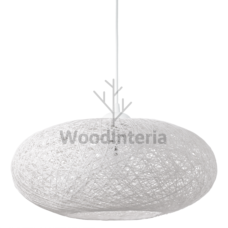 фото подвесной светильник silk cocoon milk в скандинавском интерьере лофт эко | WoodInteria