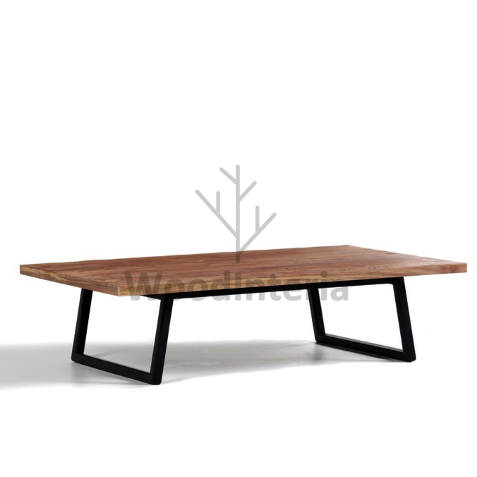 фото журнальный столик trapeze coffee table в интерьере лофт эко | WoodInteria