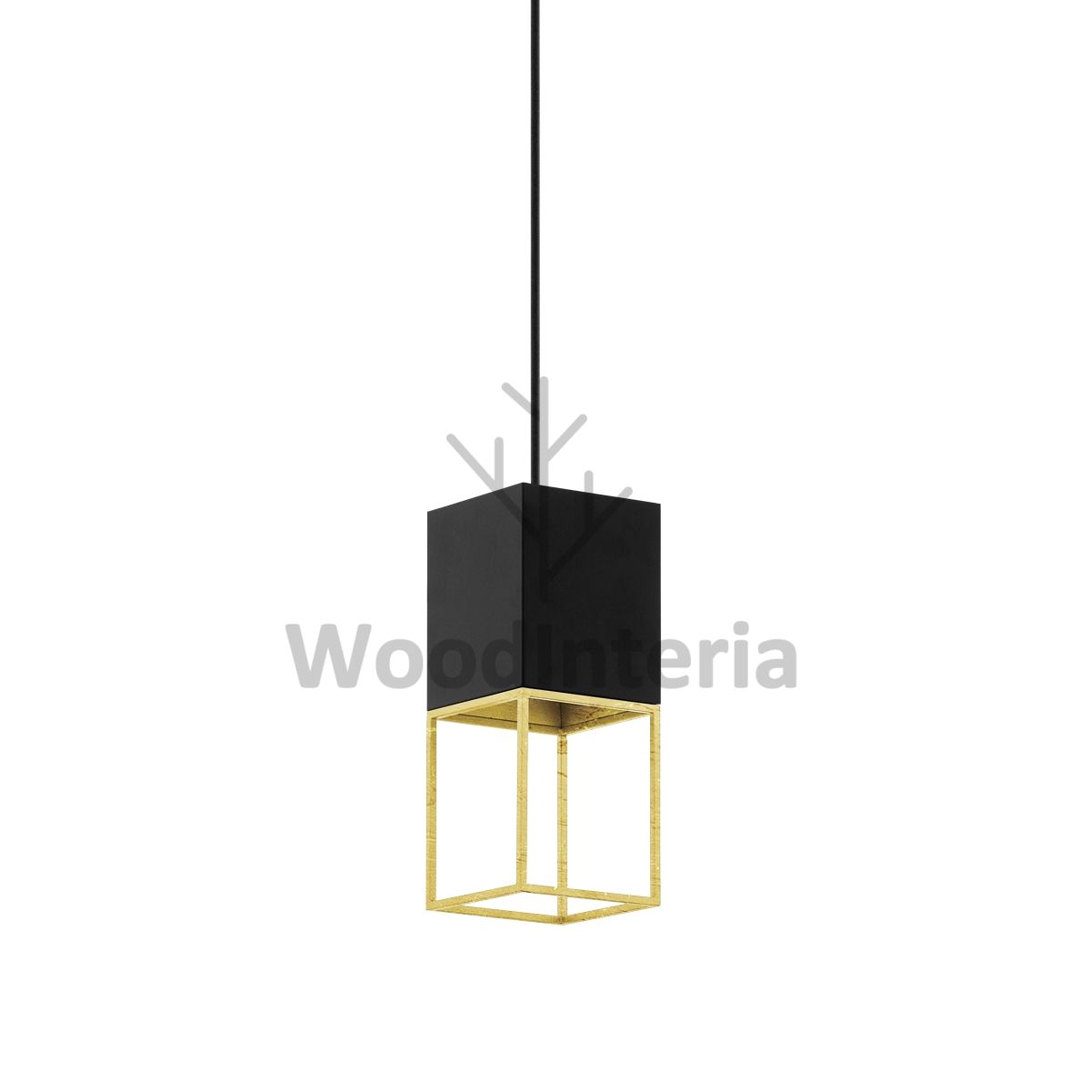фото подвесной светильник black cubes one в скандинавском интерьере лофт эко | WoodInteria