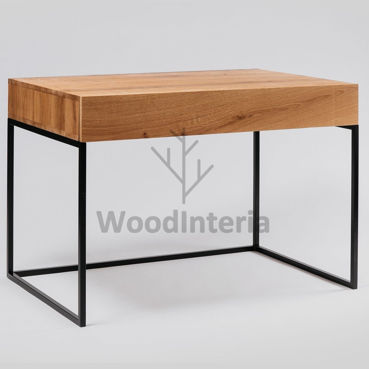 фото рабочий стол oak natur в интерьере лофт эко | WoodInteria