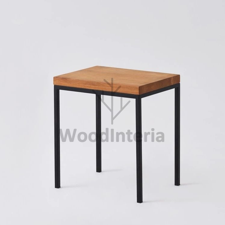 фото приставной стол lira в интерьере лофт эко | WoodInteria