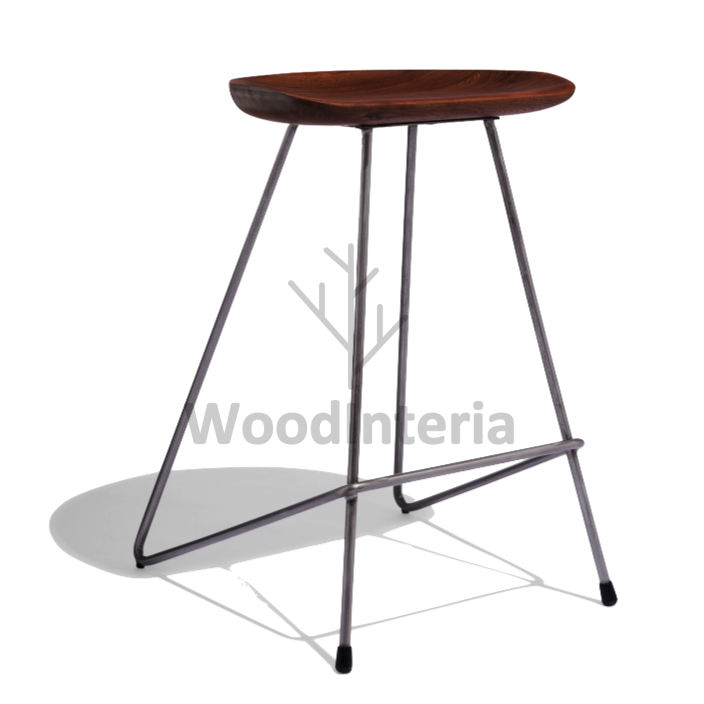 фото барный стул hanna squat bar stool в интерьере лофт эко | WoodInteria