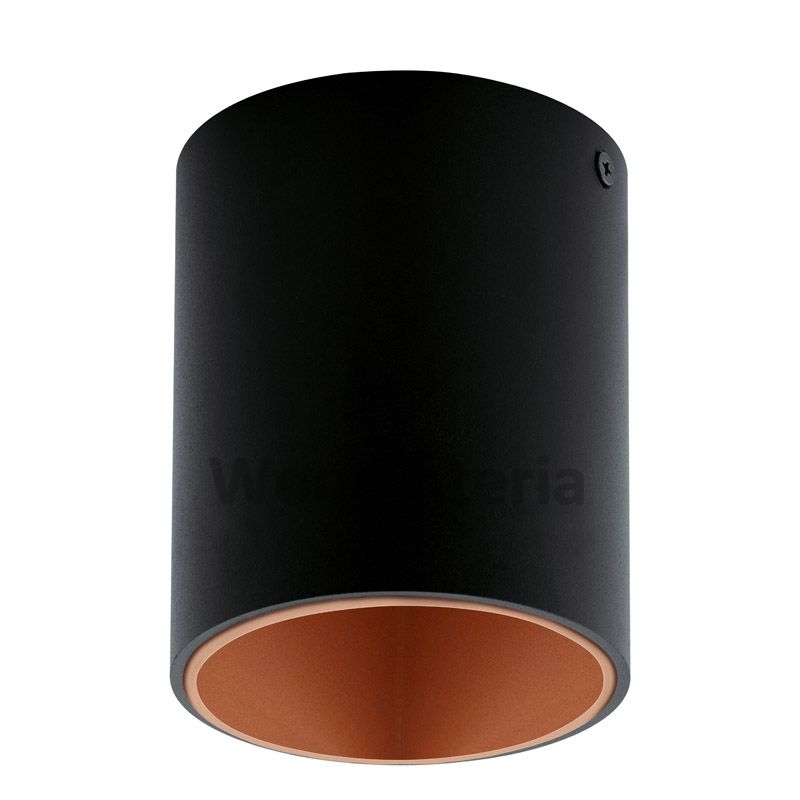 фото потолочный светильник circle copper в скандинавском интерьере лофт эко | WoodInteria