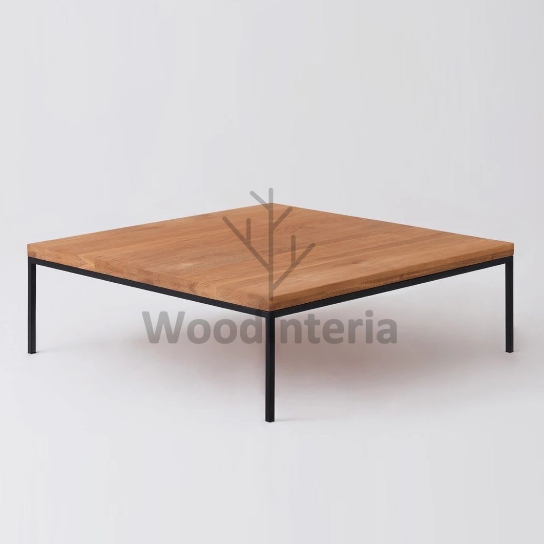 фото кофейный стол lira big в интерьере лофт эко | WoodInteria