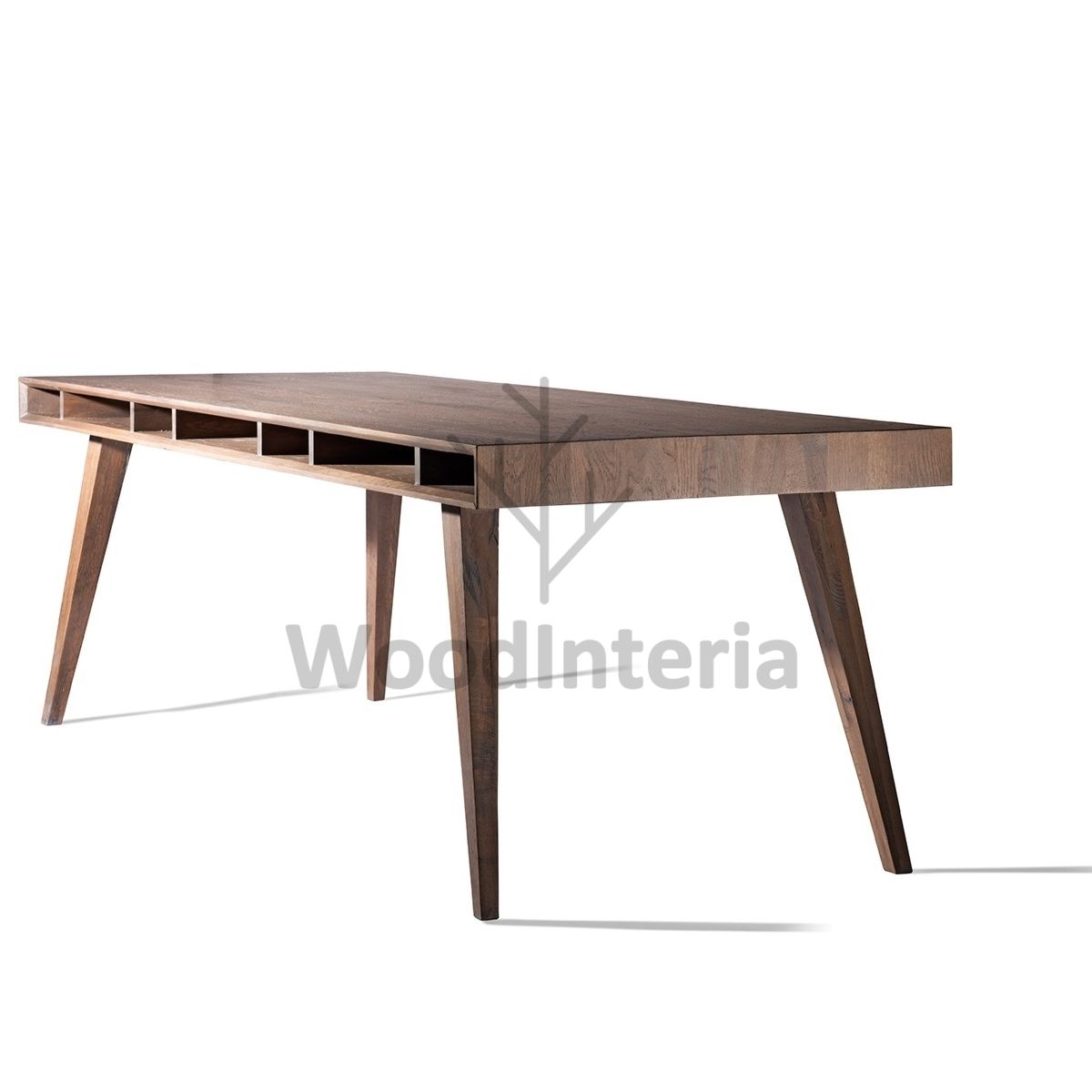 фото обеденный стол verona в интерьере лофт эко | WoodInteria