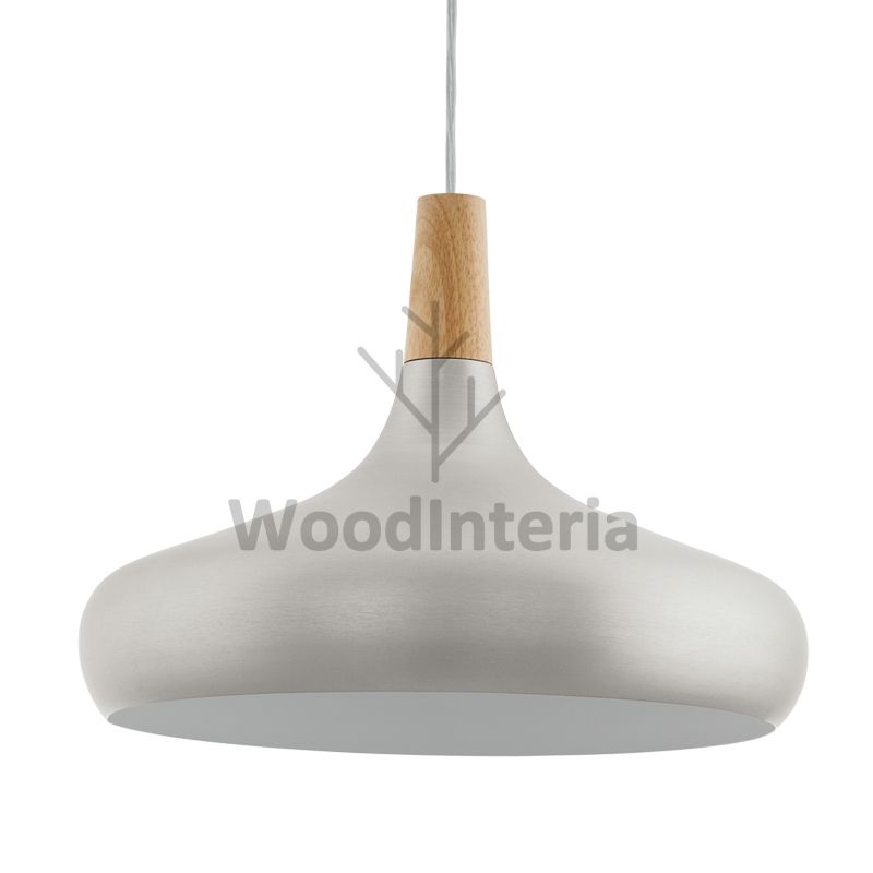 фото подвесной светильник elsa silver 3 в скандинавском интерьере лофт эко | WoodInteria