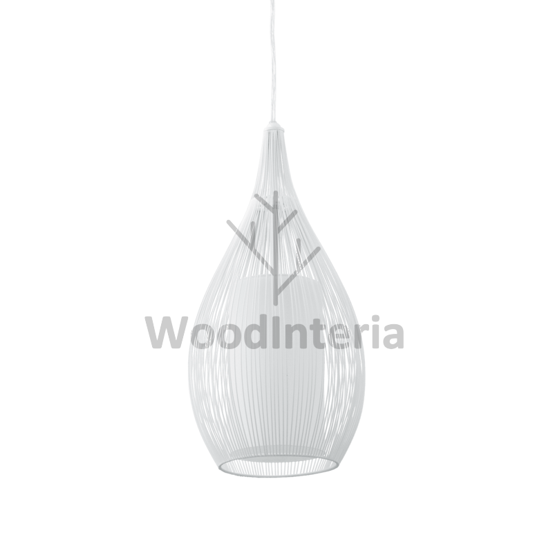 фото подвесной светильник hatch white в скандинавском интерьере лофт эко | WoodInteria