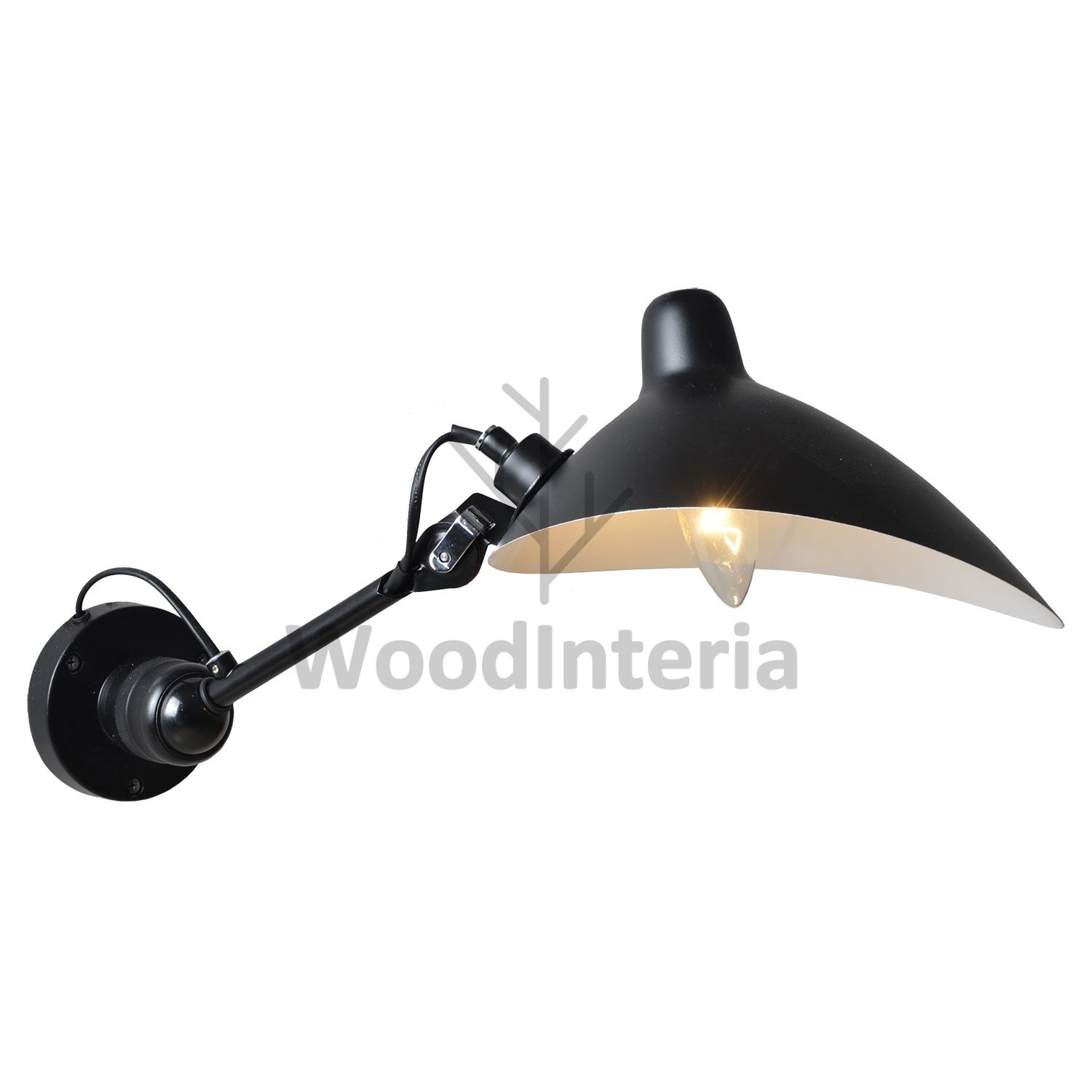 фото настенный светильник cap mouille bra в скандинавском интерьере лофт эко | WoodInteria