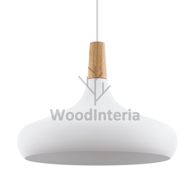 фото подвесной светильник elsa white 3 в скандинавском интерьере лофт эко | WoodInteria