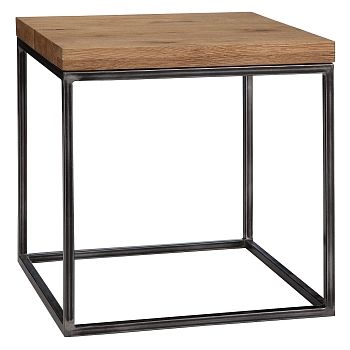 Журнальный столик Loft Industrial Oak Qubris Mini