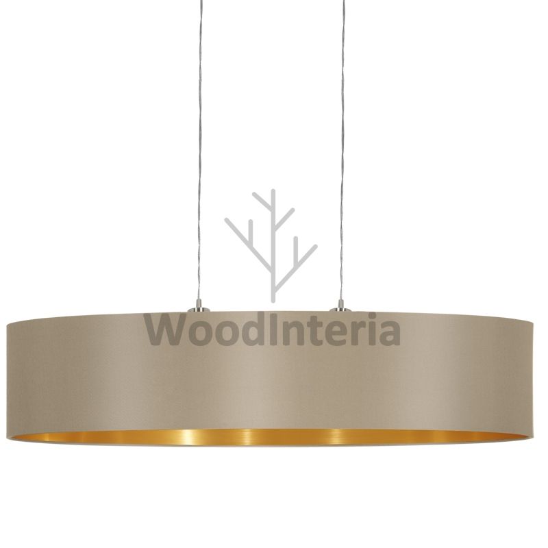 фото подвесной светильник malta gray-brown ellipse в скандинавском интерьере лофт эко | WoodInteria
