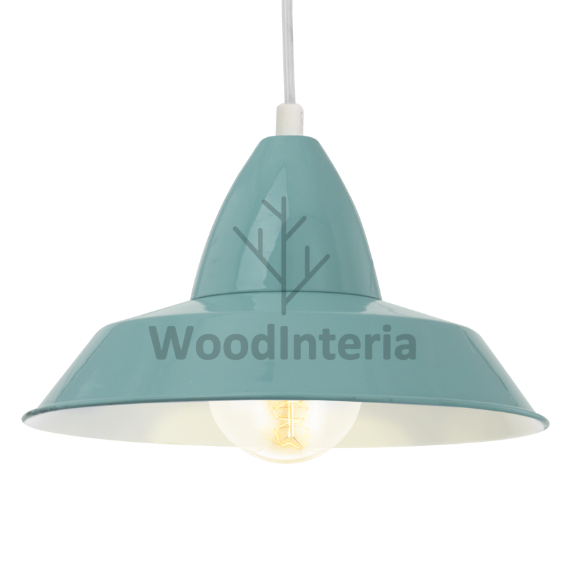 фото подвесной светильник cupola plate mint в скандинавском интерьере лофт эко | WoodInteria