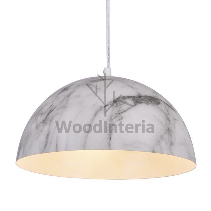 фото подвесной светильник marble patterns white в скандинавском интерьере лофт эко | WoodInteria