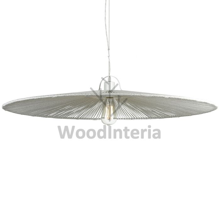 фото подвесной светильник white plate в скандинавском интерьере лофт эко | WoodInteria