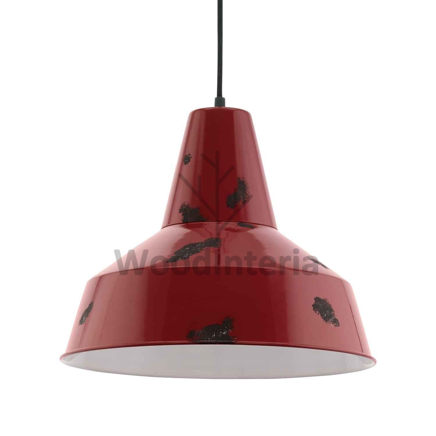 фото подвесной светильник inheritance red в скандинавском интерьере лофт эко | WoodInteria