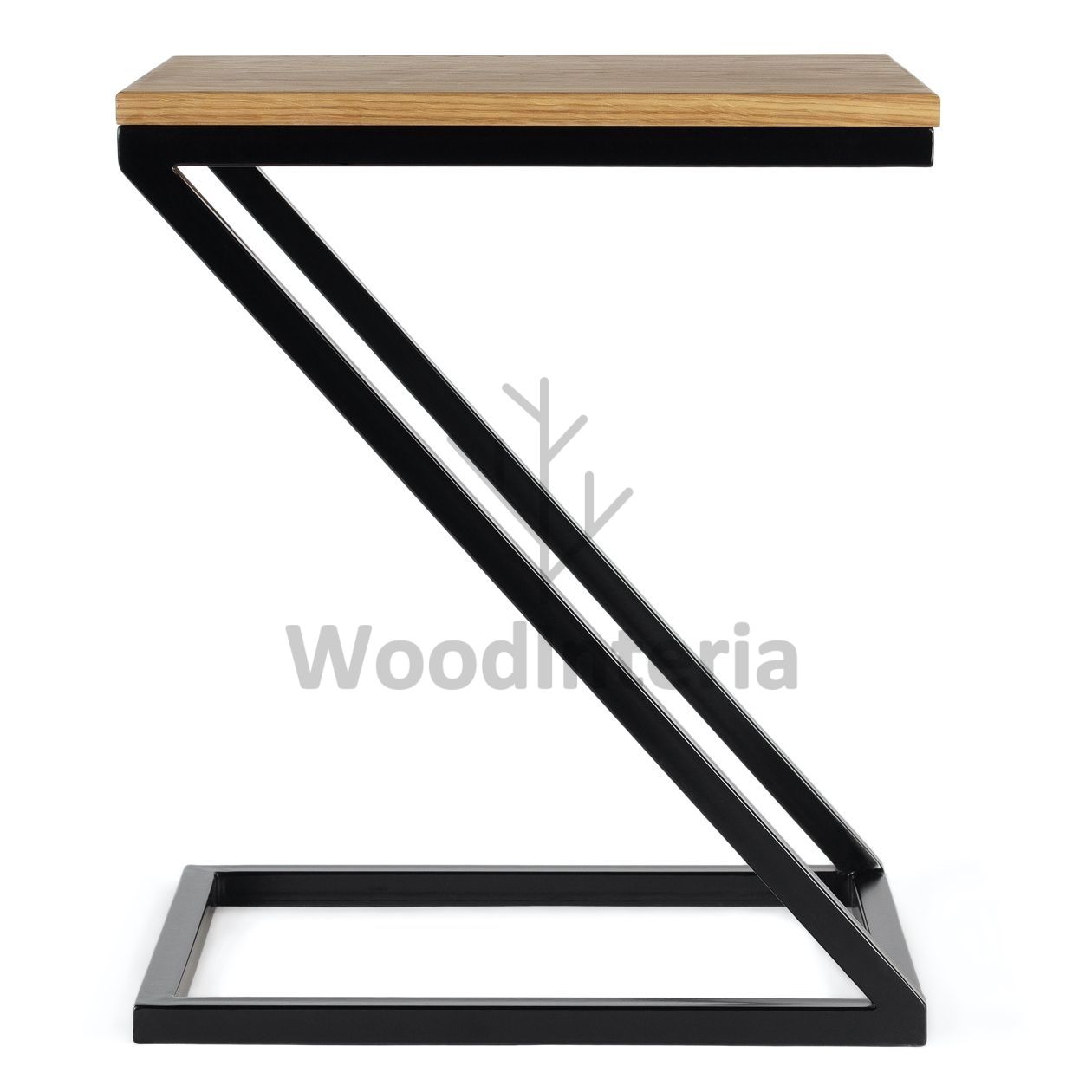 фото приставной стол loft craft z-type back table в стиле лофт эко | WoodInteria