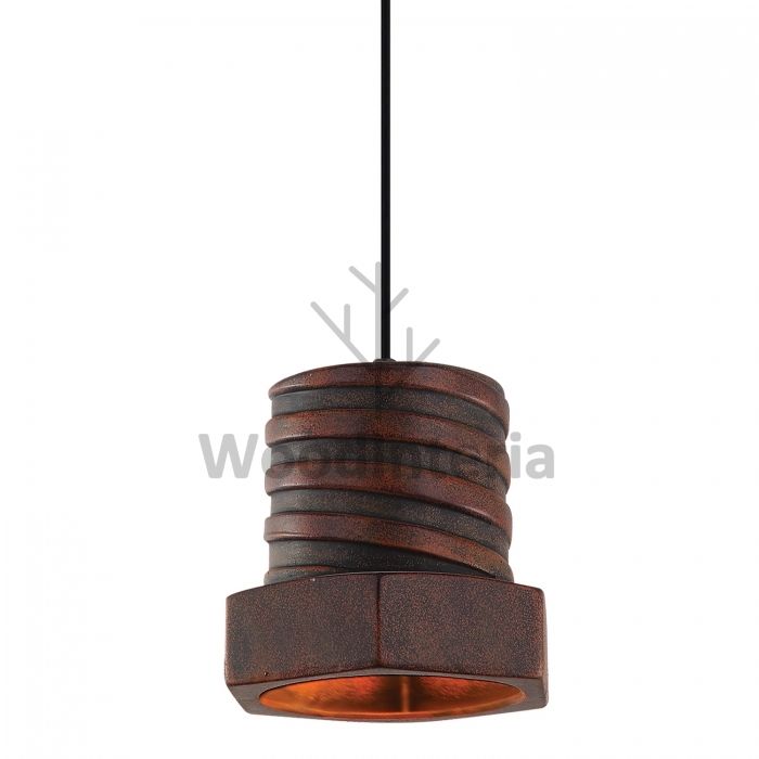 подвесной светильник bolt nut в стиле лофт индастриал WoodInteria
