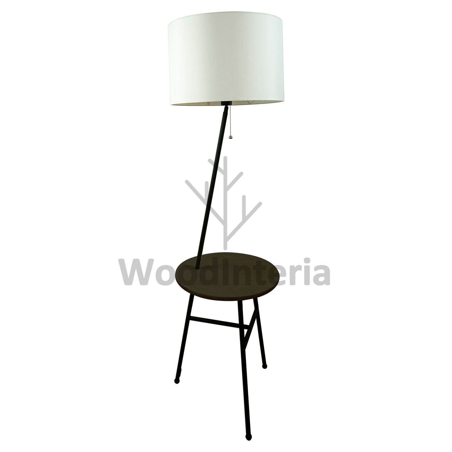 фото напольная лампа luminous table в скандинавском интерьере лофт эко | WoodInteria