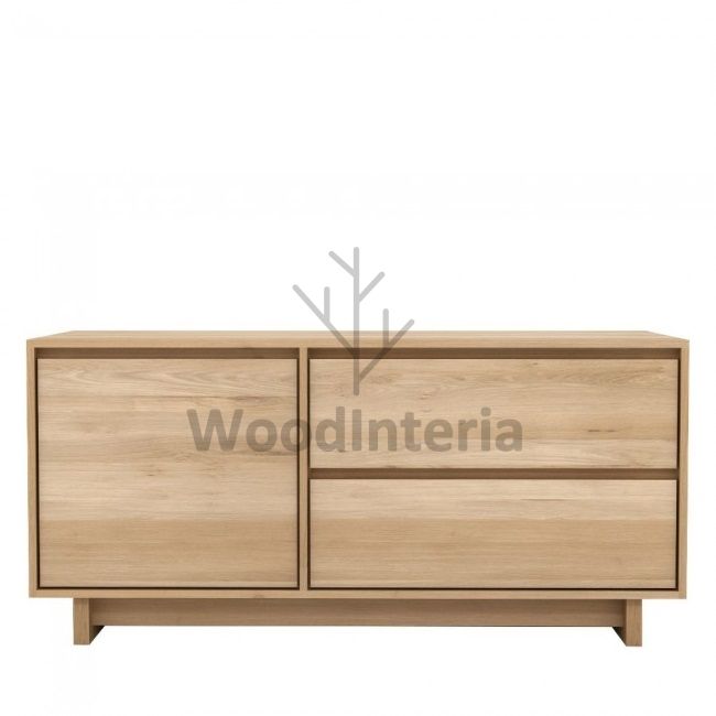 фото комод solid oak tv small в интерьере лофт эко | WoodInteria