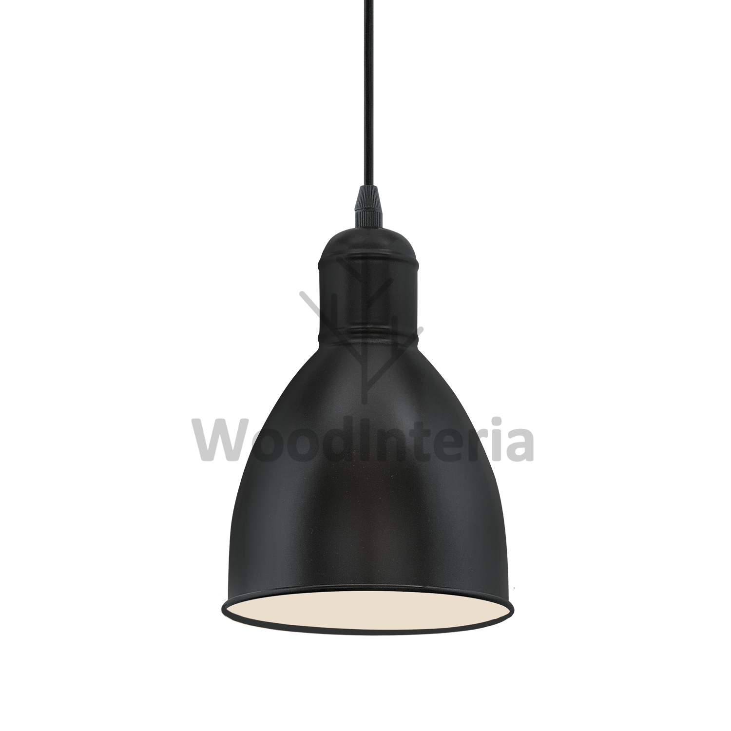 фото подвесной светильник black dome one в скандинавском интерьере лофт эко | WoodInteria